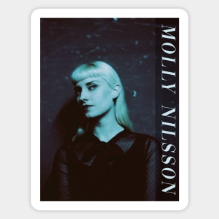 Molly Nilsson // Blue portrait Sticker